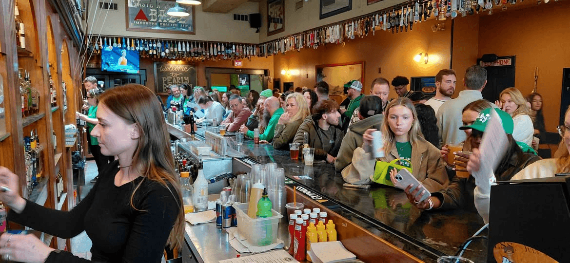 Pearly Baker's Alehouse packed on a busy night